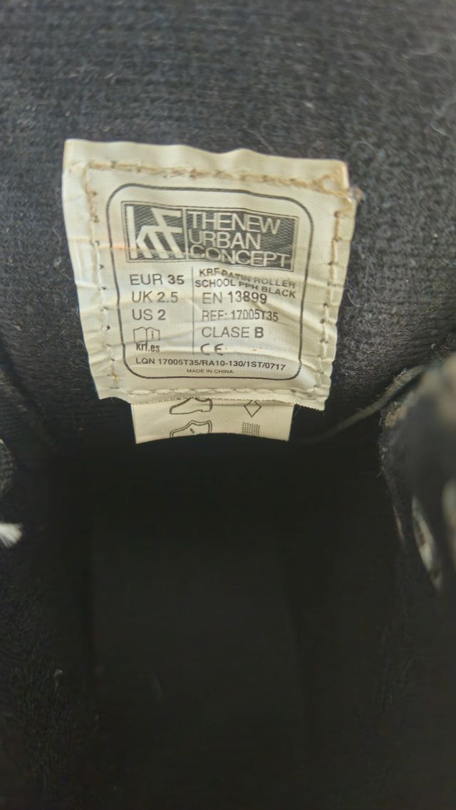 Patines KRF 4 Ruedas Talla 35