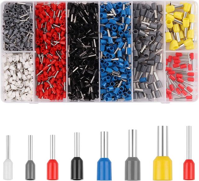 1200 Terminales Eléctricos Cables 22-10AWG