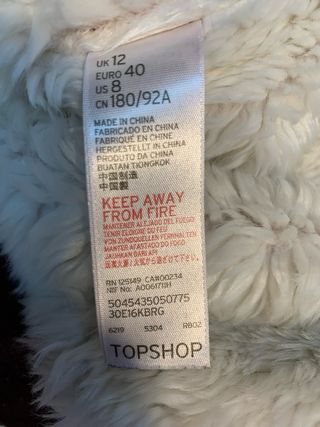 Chaqueta bomber granate de Topshop