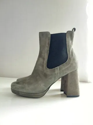 Stivaletti donna tacco largo 10 cm