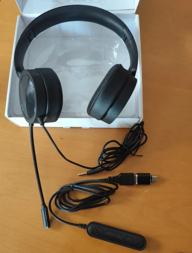 Auscultadores New Bee H360 Telefone Preto