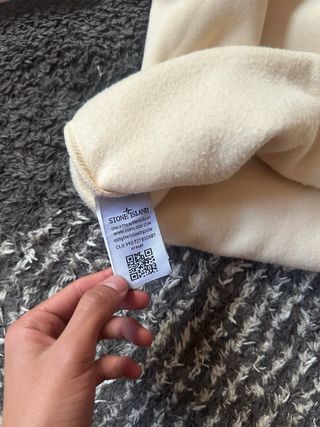 Sudadera Stone Island Beige Talla S pero talla más