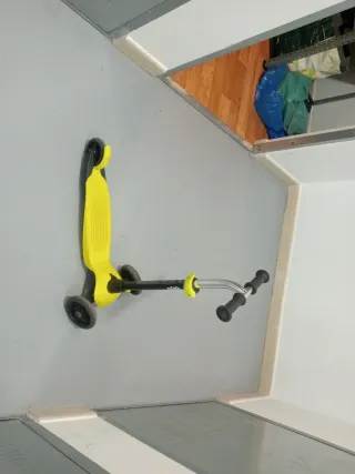 Patinete infantil 3 ruedas amarillo decathlon