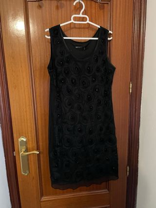 Vestido Negro Ada Gatti Talla L