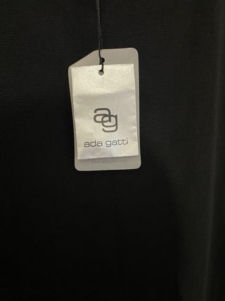 Vestido Negro Ada Gatti Talla L