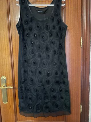 Vestido Negro Ada Gatti Talla L