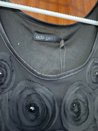 Vestido Negro Ada Gatti Talla L