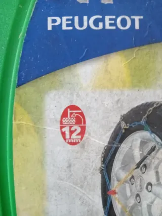 Cadenas para nieve Peugeot