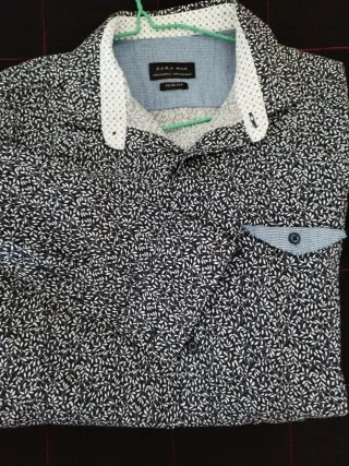 Camisa Zara Man Estampada, Nueva!