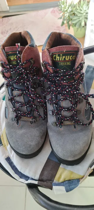 Botas Chiruca Gore-Tex Trekking Gris/Rosa