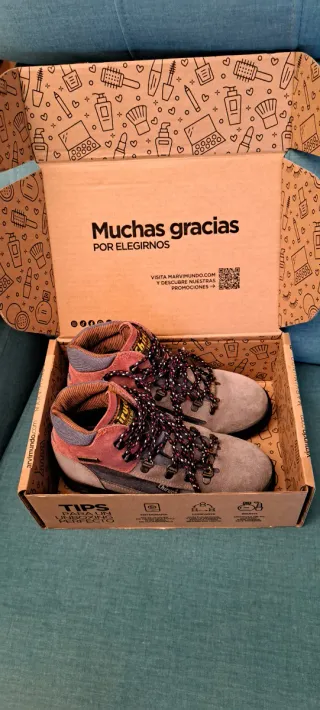Botas Chiruca Gore-Tex Trekking Gris/Rosa