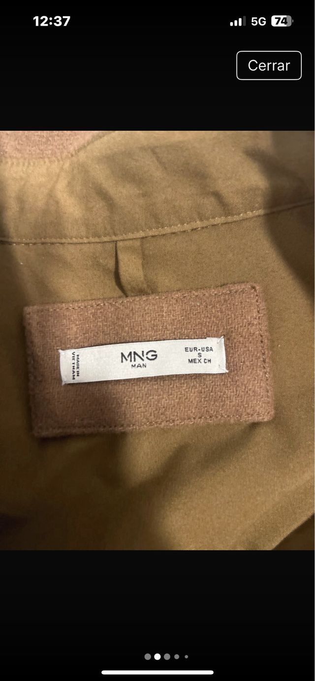 Cazadora Zara Hombre Marrón