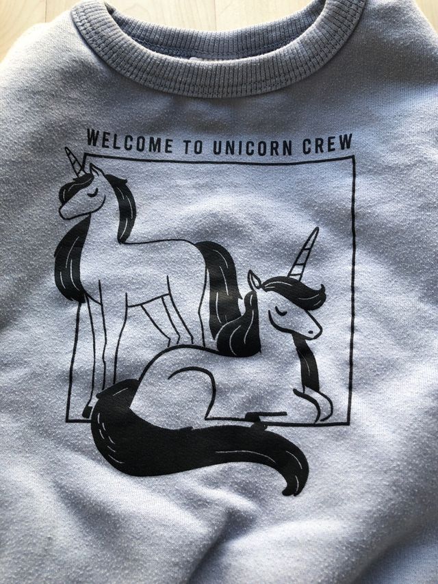 Felpa unicorno per ragazze 5-6 anni