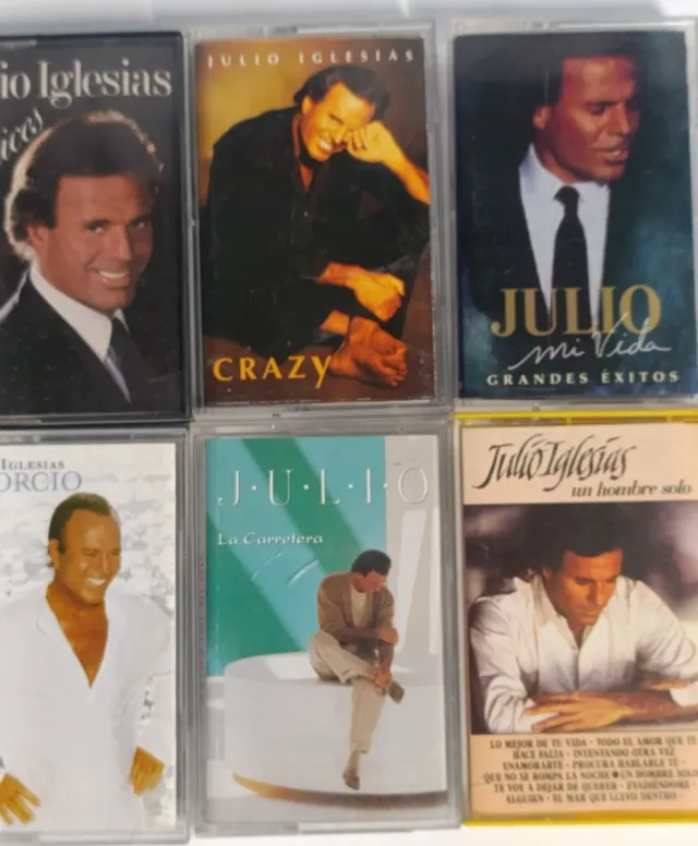 Lote 6 Cassettes Julio Iglesias Originales