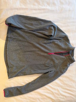 Pile Quechua Grigio Mezza Zip