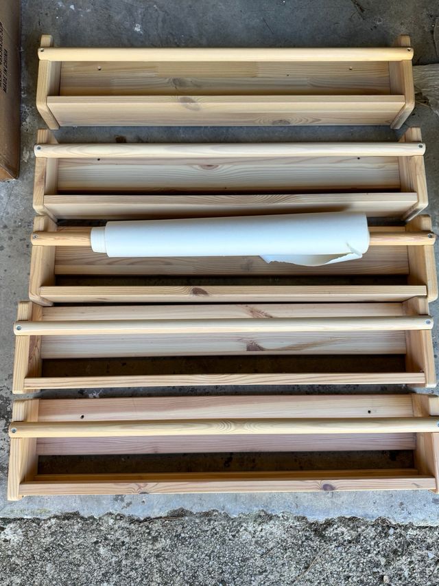 5 estanterías de madera para libros infantiles