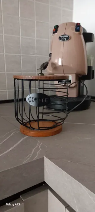 Porta cialde / capsule caffè stile industriale