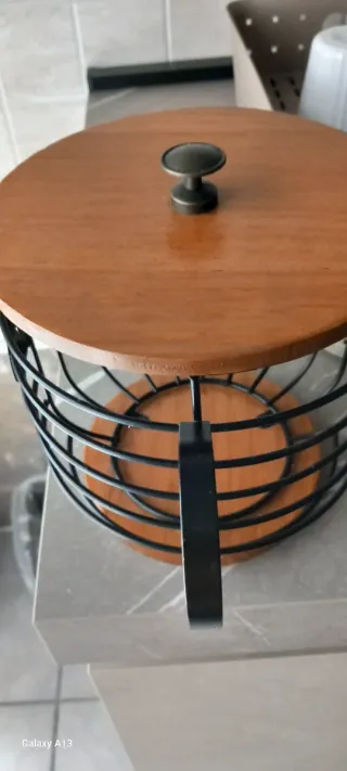 Porta cialde / capsule caffè stile industriale