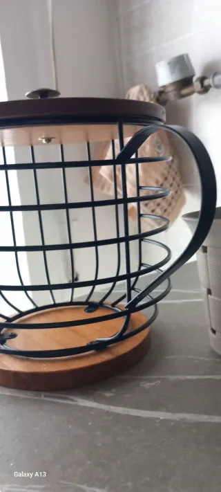 Porta cialde / capsule caffè stile industriale