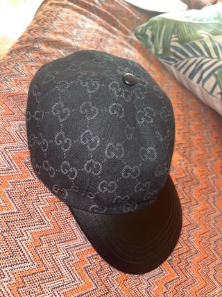 Gorra Gucci GG Negra y Gris