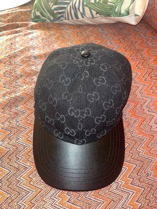 Gorra Gucci GG Negra y Gris