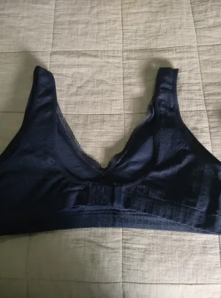 Lote 2 Sujetadores Seamless Oysho Azul y Beige