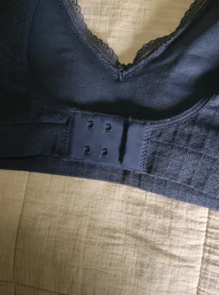 Lote 2 Sujetadores Seamless Oysho Azul y Beige