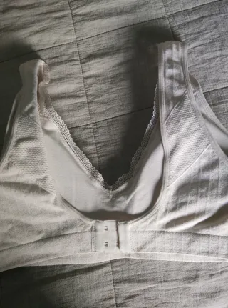 Lote 2 Sujetadores Seamless Oysho Azul y Beige