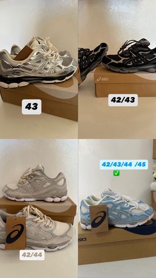 Zapatillas AsicsGel Mujer/Hombre de tds las tallas