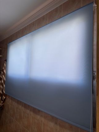 3 estores 120x175cm Azul Celeste sin estrenar