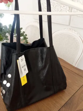 Bolso de piel auténtica para mujer