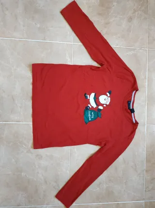 Camiseta Navidad Santa Claus Roja