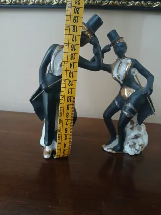 2 statuine ballerini Capodimonte vintage