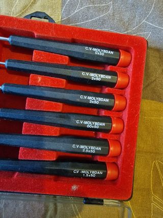 LAST PRICE Set cacciaviti di precisione C.V-MOLYBD