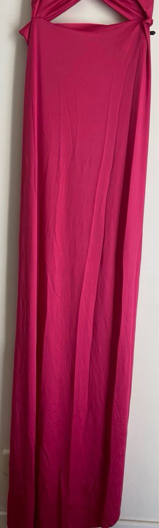 Vestido dos piezas rosa,