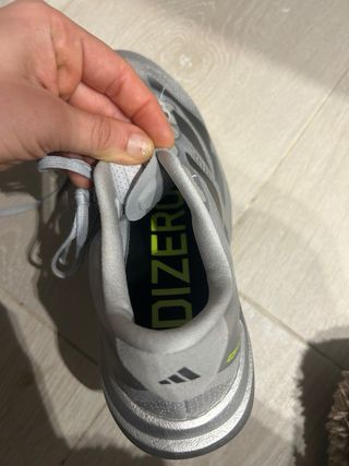 Adidas adizero evo sl talla 38 2/3 plateadas