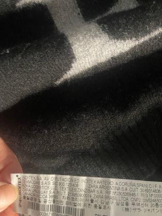 Jersey Zara Negro Talla S