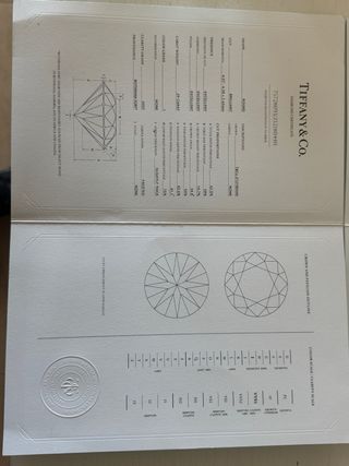 Anillo Tiffany & Co. Diamante Compromiso