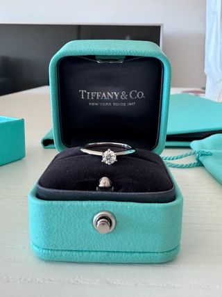 Anillo Tiffany & Co. Diamante Compromiso