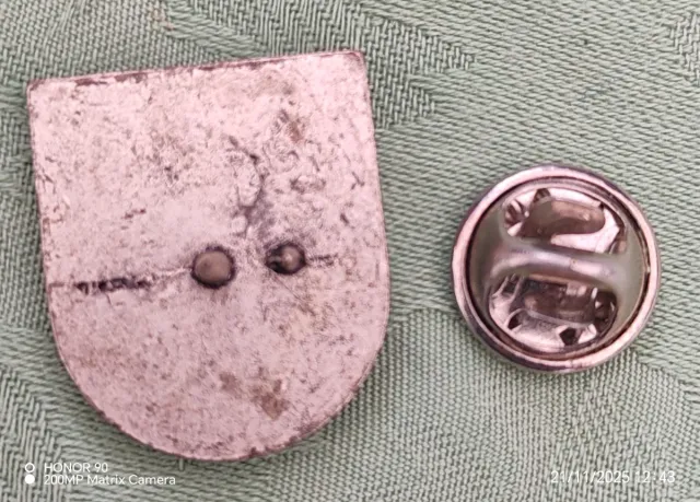 Spilla SS con scudo tricolore