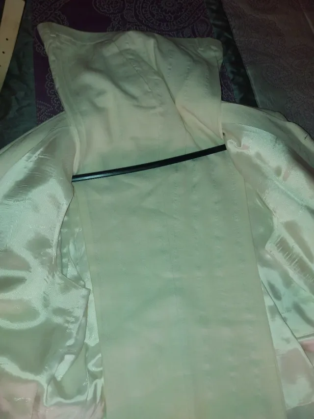 Traje 3 piezas Emilio Tucci crema