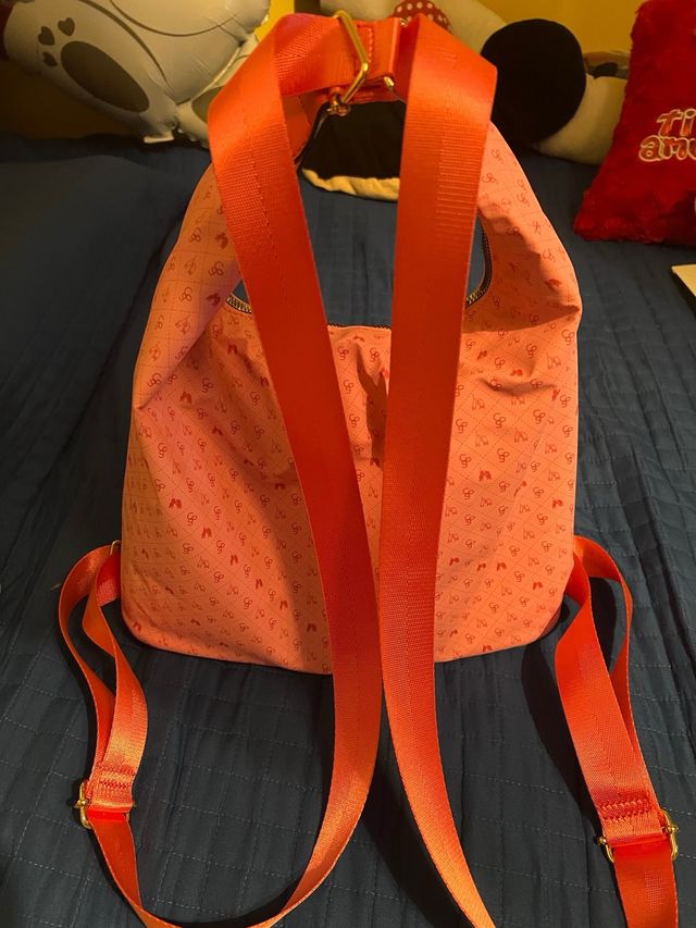 Borsa a tracolla/zaino rosa Cynthia Polo Style