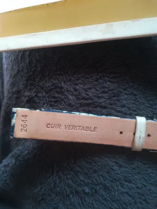 Correa Dior Azul y Blanca