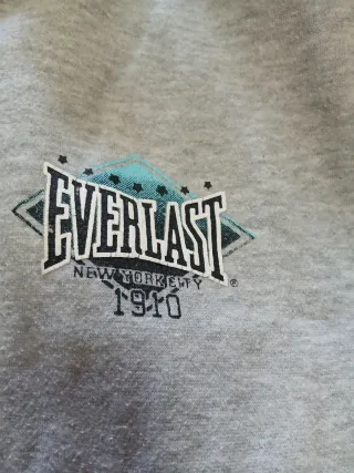 Sudadera Everlast con capucha gris