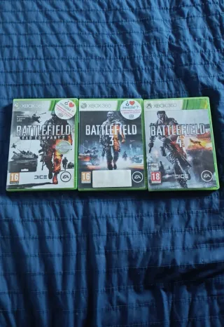 Lote 3 Juegos Battlefield Xbox 360