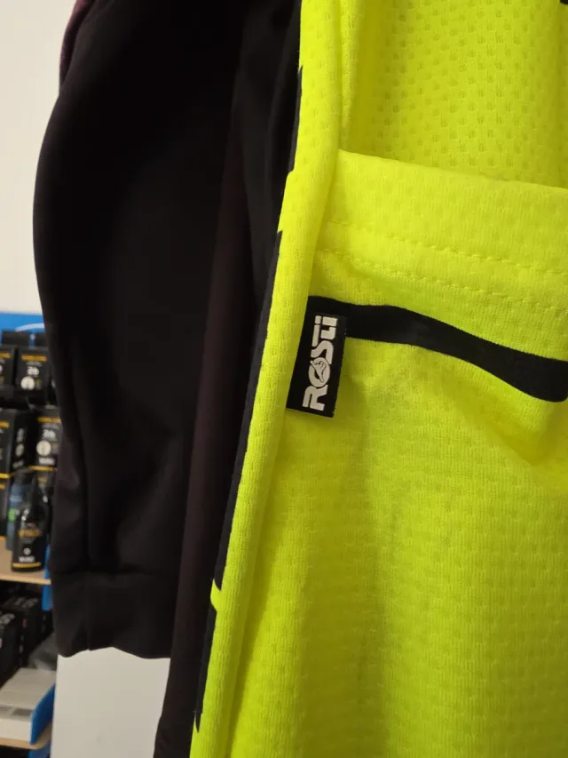Maglia ciclismo ROSTI estiva giallo fluo