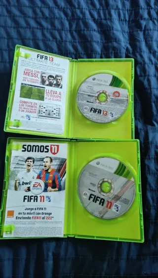 Juegos FIFA 11 y FIFA 13 Xbox 360