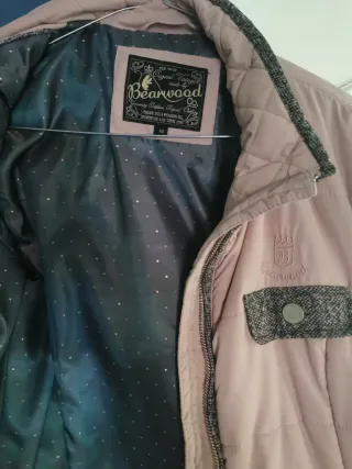 Abrigo precioso mujer talla 40 pequeña =38 normal