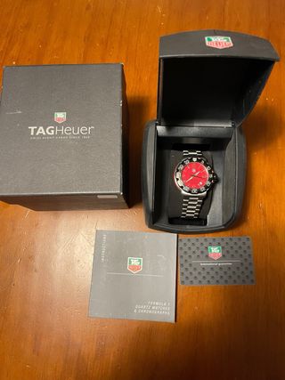 TAG Heuer Fórmula 1 Reloj Rojo