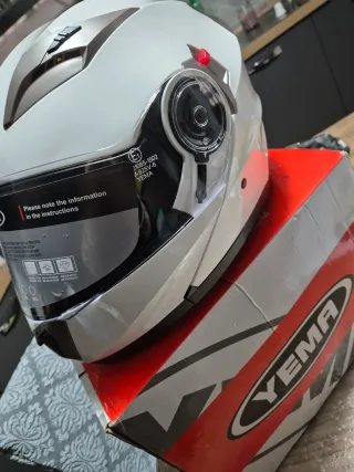 Casco Moto Integrale Yema Bianco
